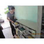 Hội Thú y kiểm tra tủ thư báo huyện Triệu Phong