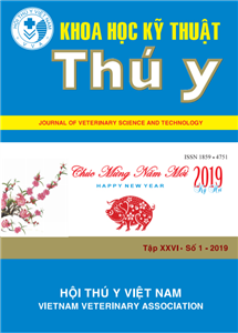 Tạp chí Khoa học kỹ thuật Thú y XXVI số 1 - 2019