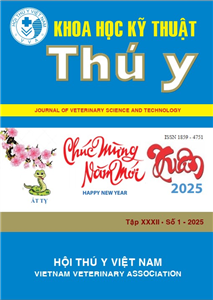 Tạp chí Khoa học kỹ thuật Thú y XXXII số 1-2025