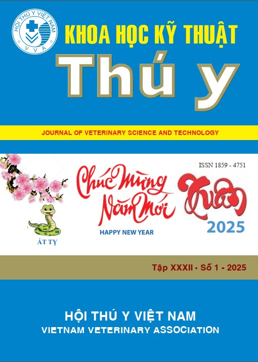 Tạp chí Khoa học kỹ thuật Thú y XXXII số 1-2025