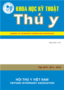 Tạp chí Khoa học kỹ thuật Thú y XXVI số 3 - 2019