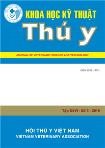 Tạp chí Khoa học kỹ thuật Thú y XXVI số 5 - 2019