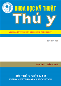 Tạp chí Khoa học kỹ thuật Thú y XXVI số 6 - 2019
