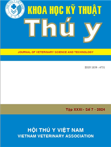 Tạp chí Khoa học kỹ thuật Thú y XXXI số 7-2024